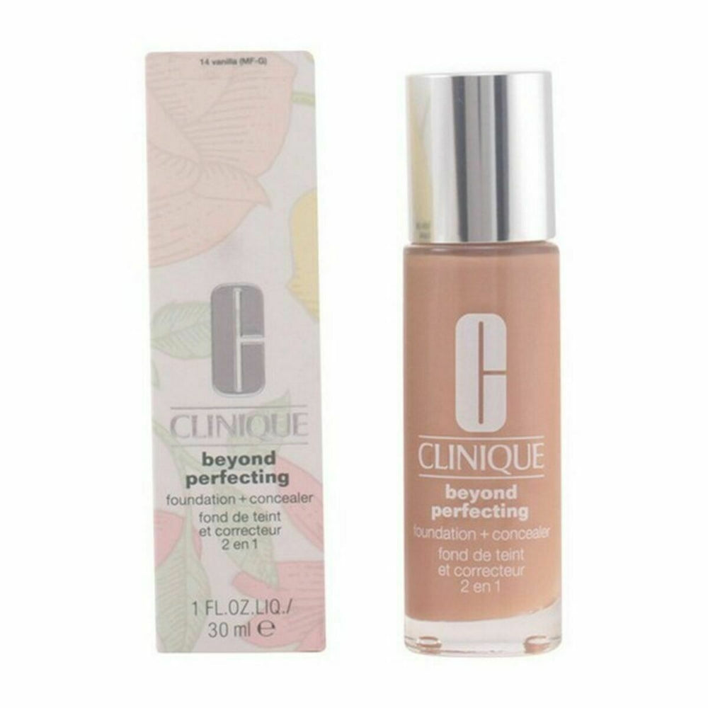 Clinique Beyond Perfecting Foundation + Concealer 30ml - 14 Vanilla, 30 ml for Unisex
