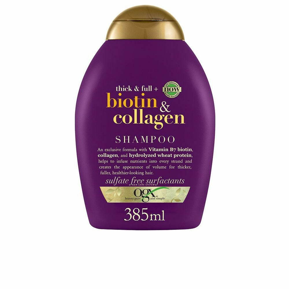 Ogx Thick & Full Biotin & Collagen Shampoo 385ml, 385 ml for Unisex