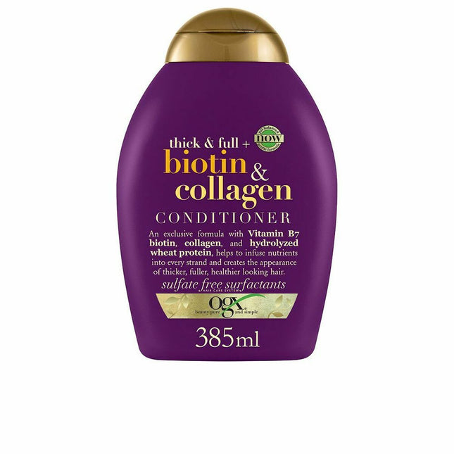 OGX Thick & Full Biotin & Collagen Conditioner 385ml, 385 ml for Women