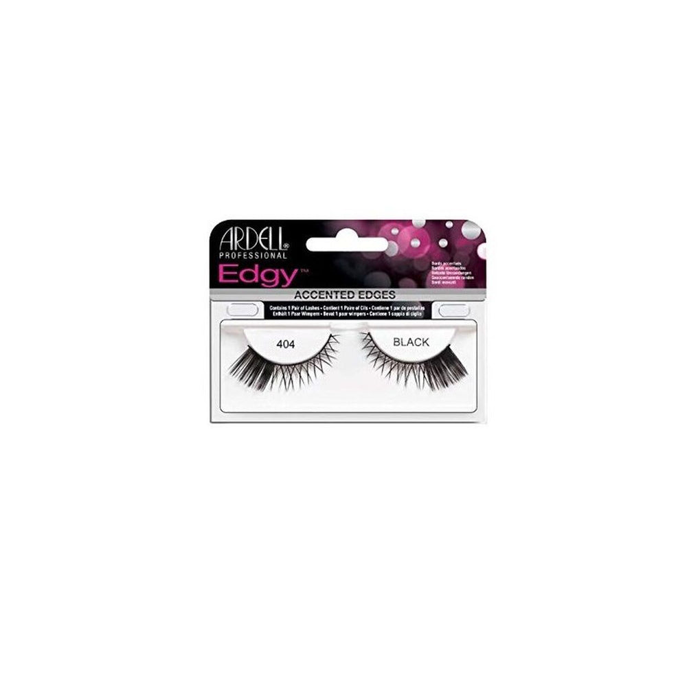 Ardell Accented Edgy Eyelashes - 404 Black, 1 for Unisex