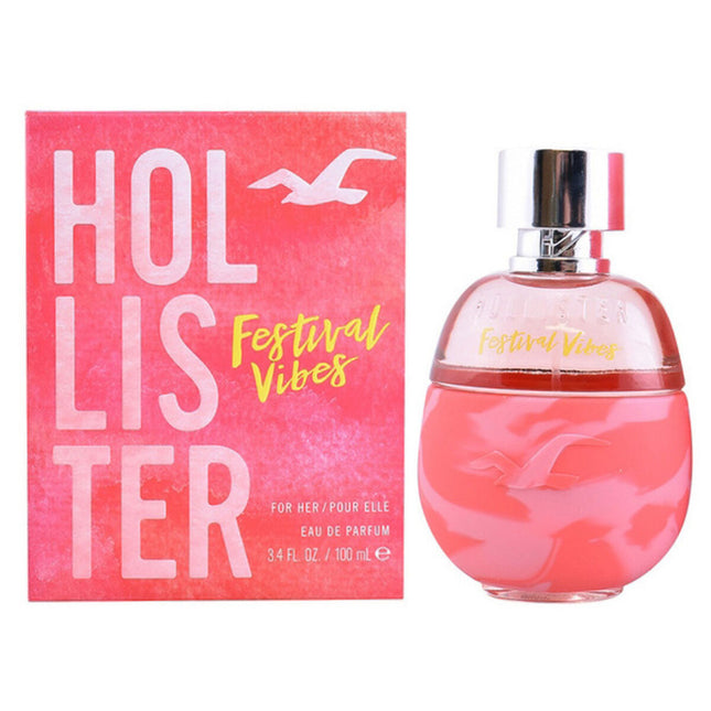 Hollister Festival Vibes For Her Eau de Parfum 100ml Spray, 100 ml for Women