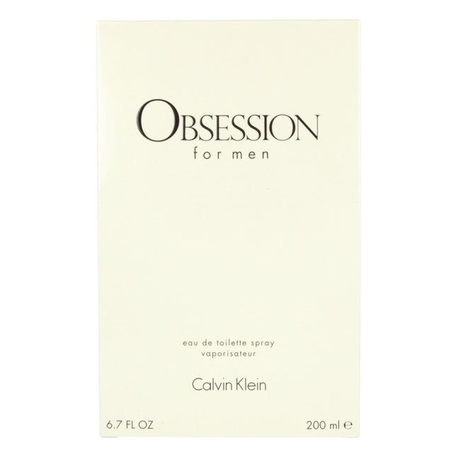 Calvin Klein Obsession Eau de Toilette 200ml Spray, 200 ml for Men