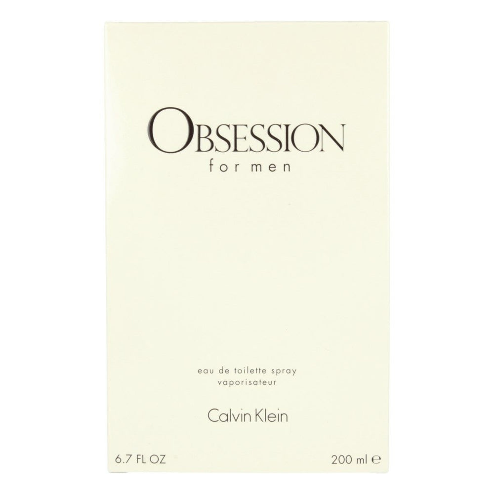 Calvin Klein Obsession Eau de Toilette 200ml Spray, 200 ml for Men