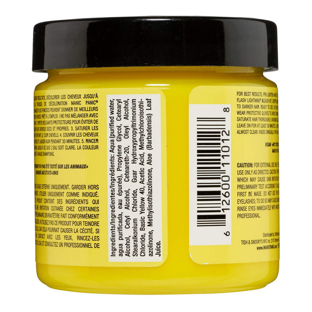 Manic Panic High Voltage Classic Semi-Permanent Hair Colour 118ml - Electric Banana, 118 ml for Unisex
