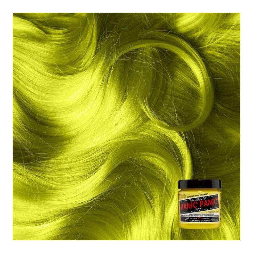 Manic Panic High Voltage Classic Semi-Permanent Hair Colour 118ml - Electric Banana, 118 ml for Unisex