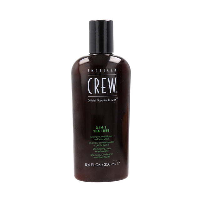 American Crew 3-In1 Tea Tree Shampoo 250ml, 250 ml for Unisex