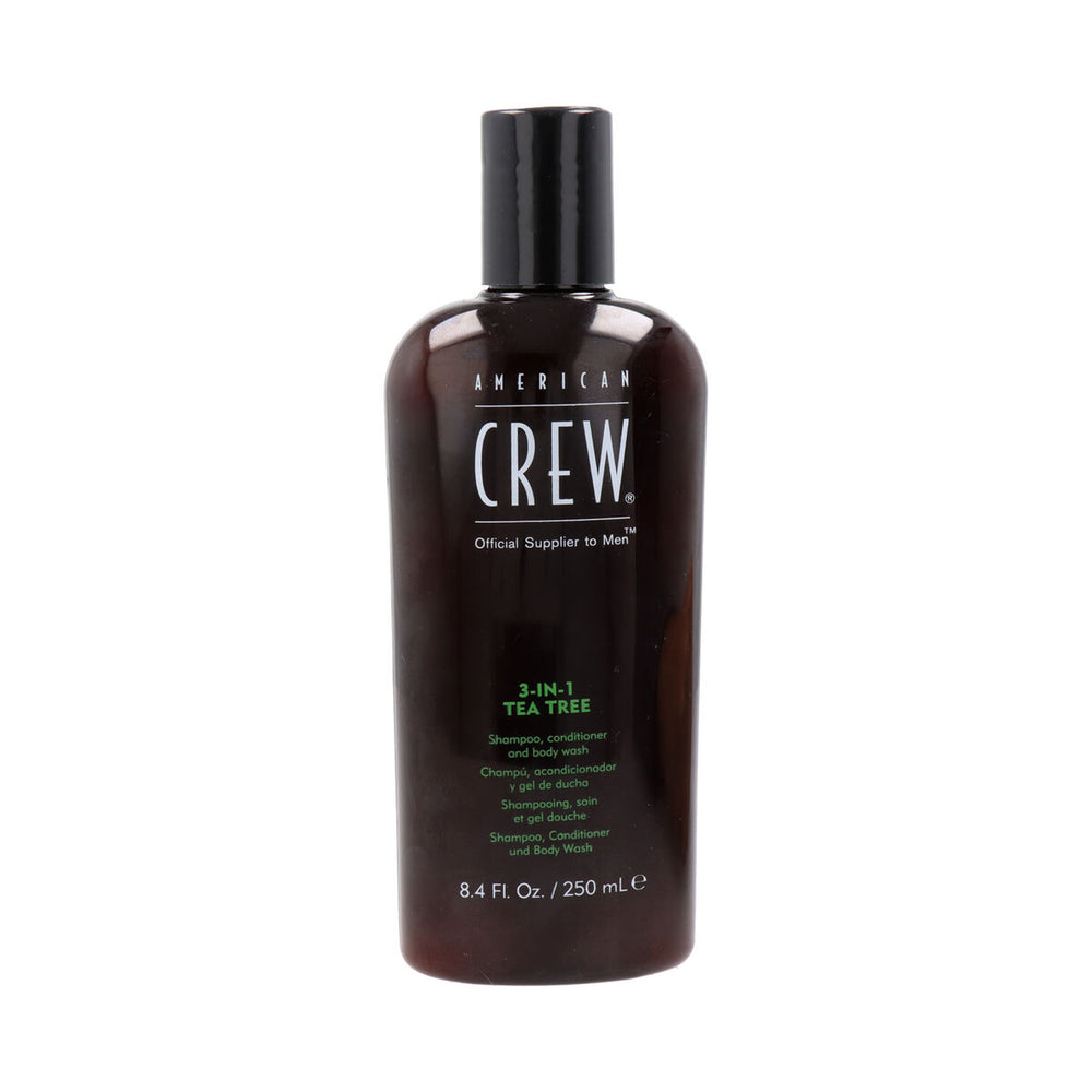 American Crew 3-In1 Tea Tree Shampoo 250ml, 250 ml for Unisex