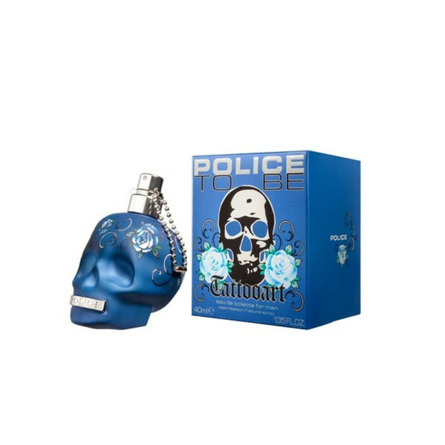 Police To Be Tattooart for Man Eau de Toilette 40ml Spray, 40 ml for Men