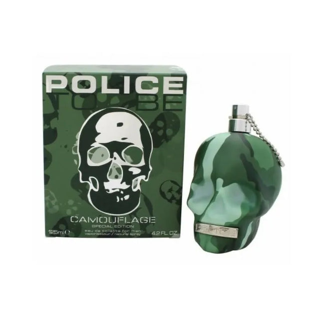Police To Be Camouflage Eau de Toilette 125ml Spray, 125 ml for Men