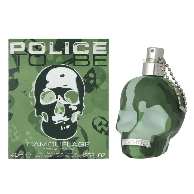 Police To Be Camouflage Eau de Toilette 40ml Spray, 40 ml for Men