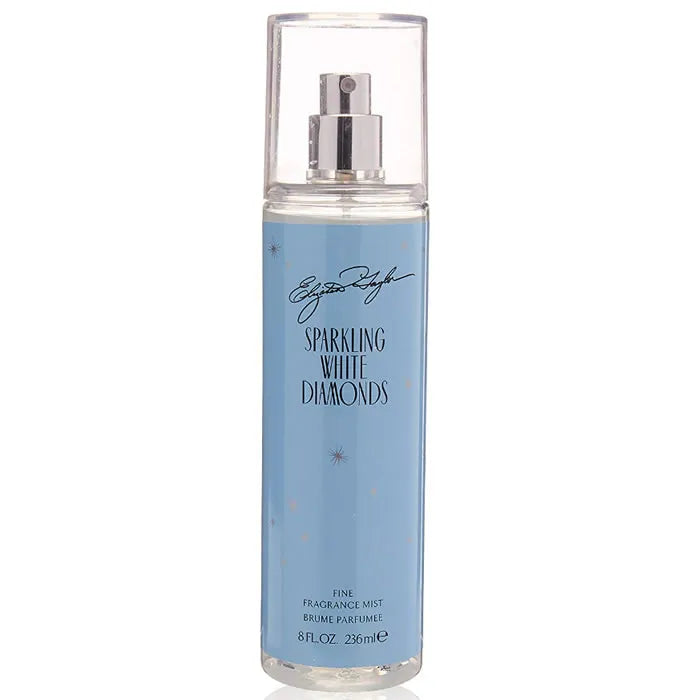 Elizabeth Taylor Sparkling White Diamonds Body Mist 235ml Spray, 235 ml for Women