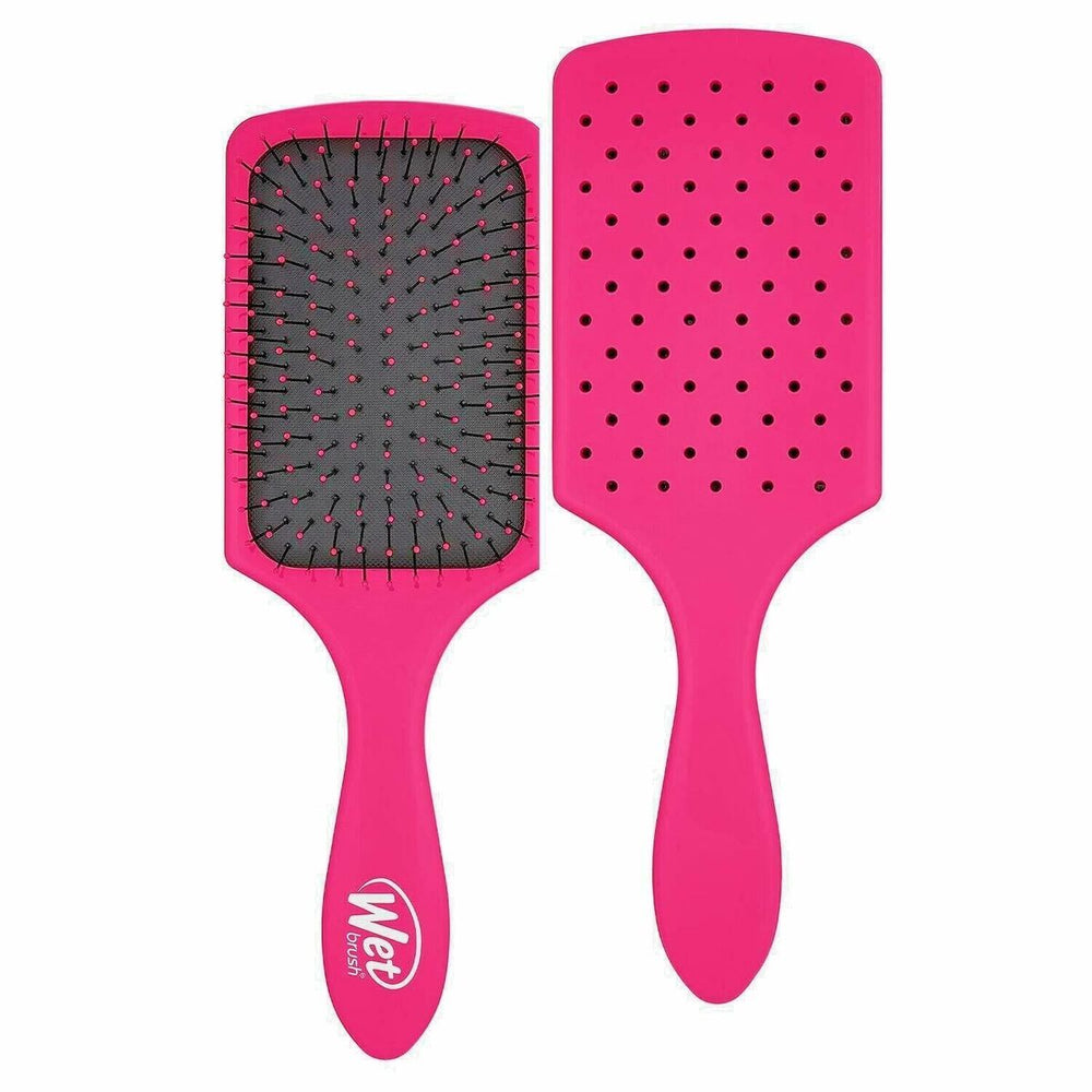 Wet Brush Paddle Detangler Hair Brush - Pink for Unisex