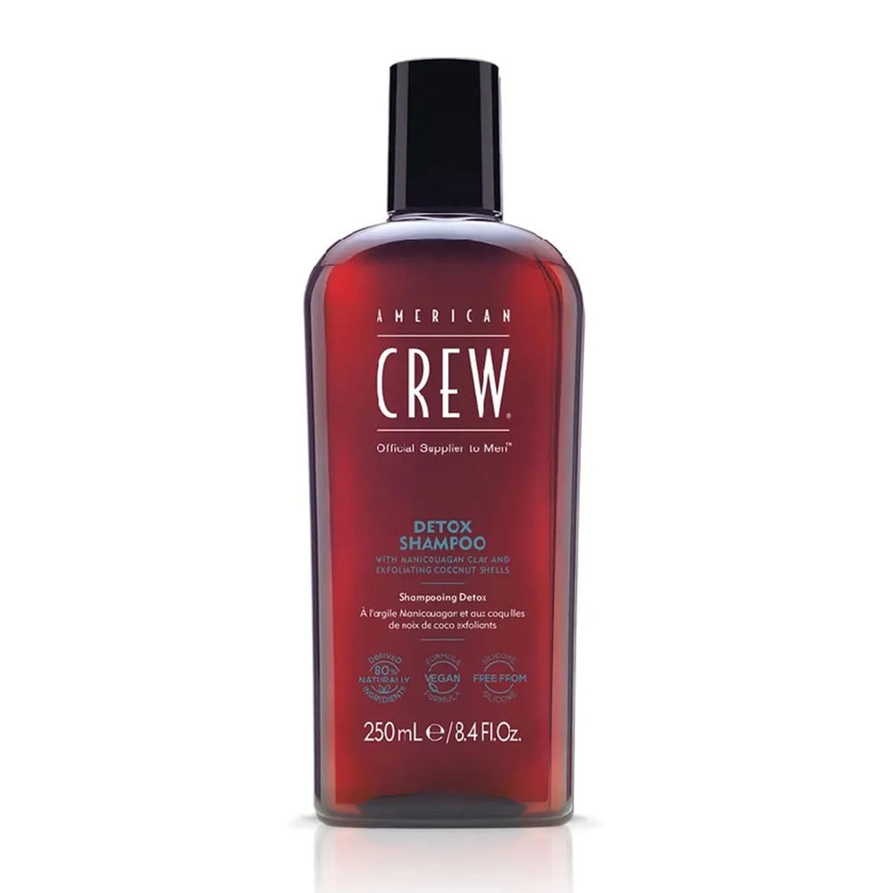American Crew Detox Men's Shampoo 250ml, 250 ml for Unisex