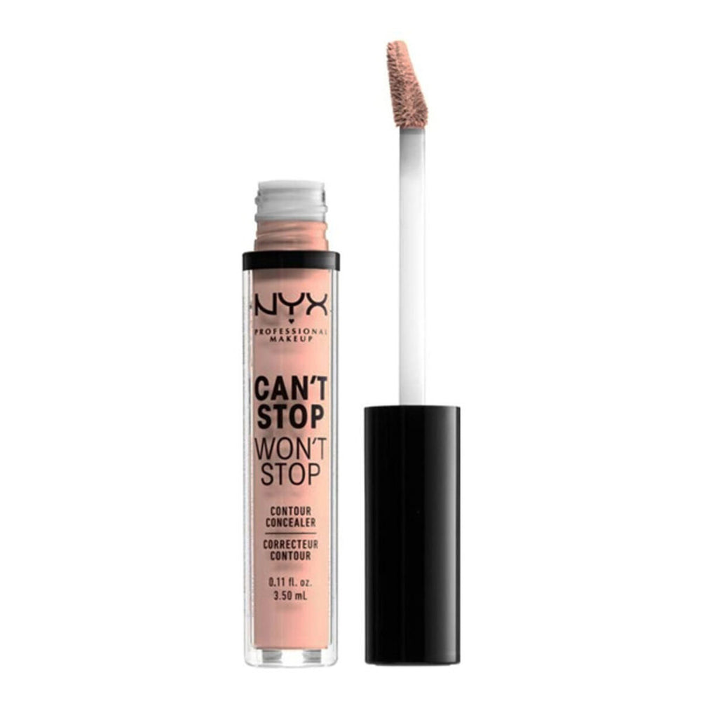 NYX Can't Stop Won't Stop Contour Concealer 3.5ml - Light Ivory, 4 ml for Unisex