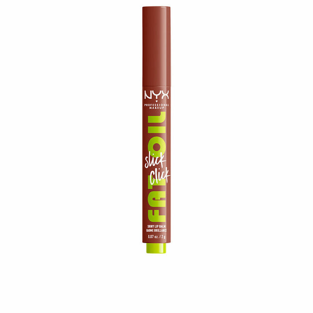 NYX Fat Oil Slick Click Shiny Lip Balm 2g - Link In My Bio, 2 g for Unisex