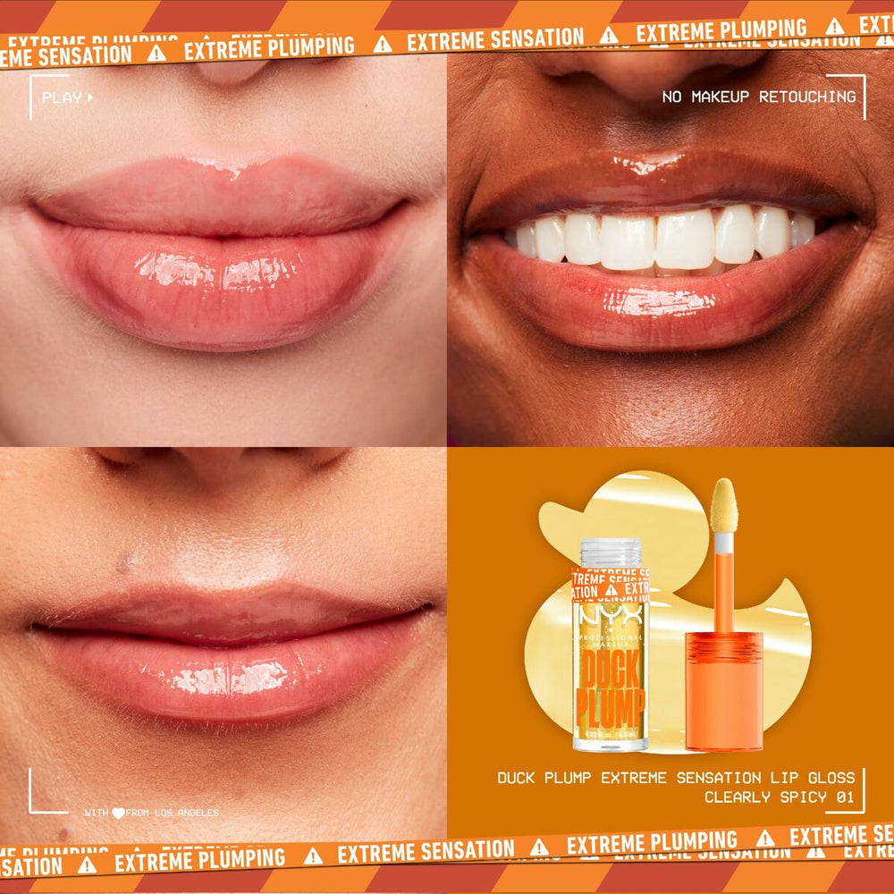 Nyx Professional Makeup Duck Plump Lip Gloss 6.8ml - Clearly Spicy, 7 ml for Unisex