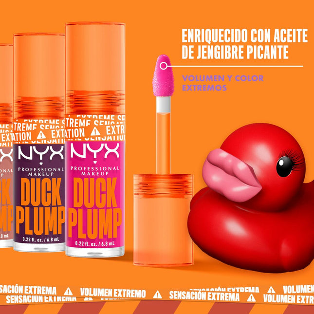 Nyx Professional Makeup Duck Plump Lip Gloss 6.8ml - Strike a Rose, 7 ml for Unisex