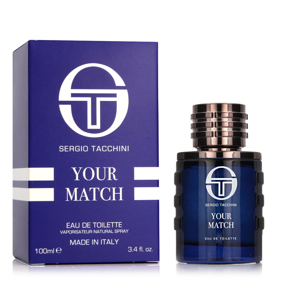 Sergio Tacchini Your Match Eau de Toilette 100ml Spray, 100 ml for Men