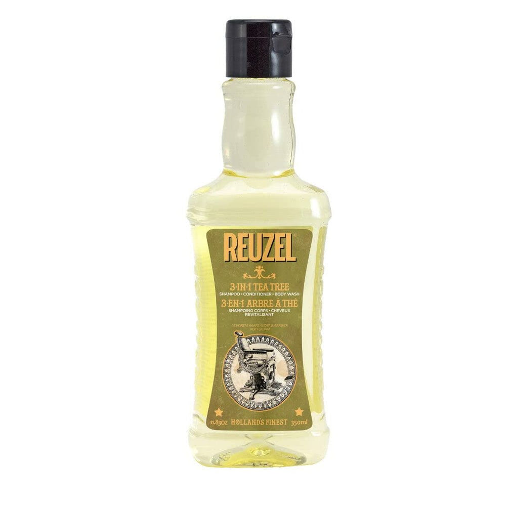 Reuzel Tea Tree 3-In-1 Shampoo 350ml, 350 ml for Men