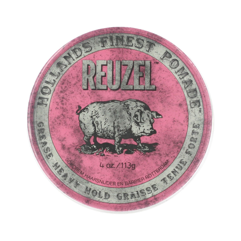 Reuzel Pink Heavy Hold Grease Pomade 113g for Men