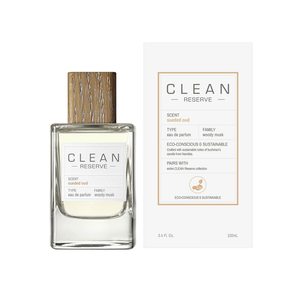 Clean Reserve Sueded Oud Eau de Parfum 100ml Spray, 100 ml for Unisex