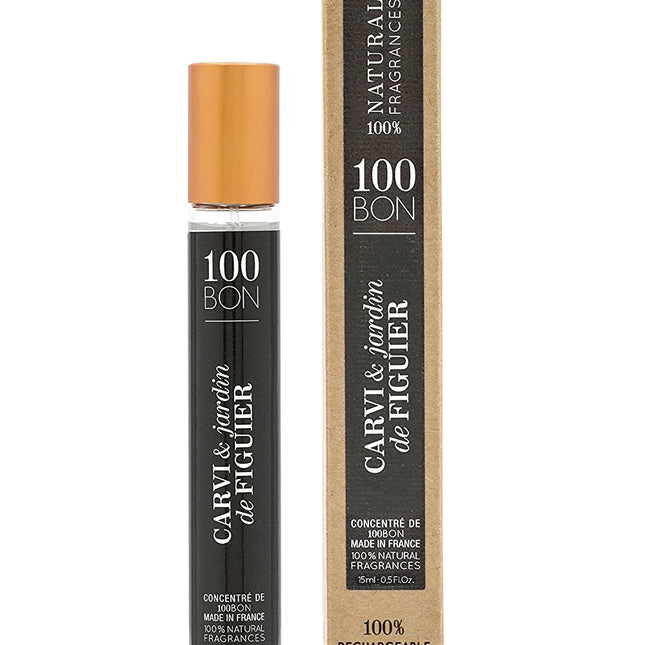 100BON Eau de Thé et Gingembre Refillable Eau de Parfum Concentrate 15ml Spray, 15 ml for Unisex