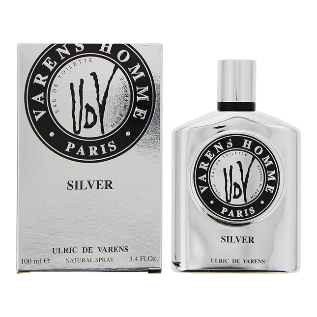 Ulric De Varens UDV Silver Limited Edition Eau De Toilette 100ml Spray, 100 ml for Men