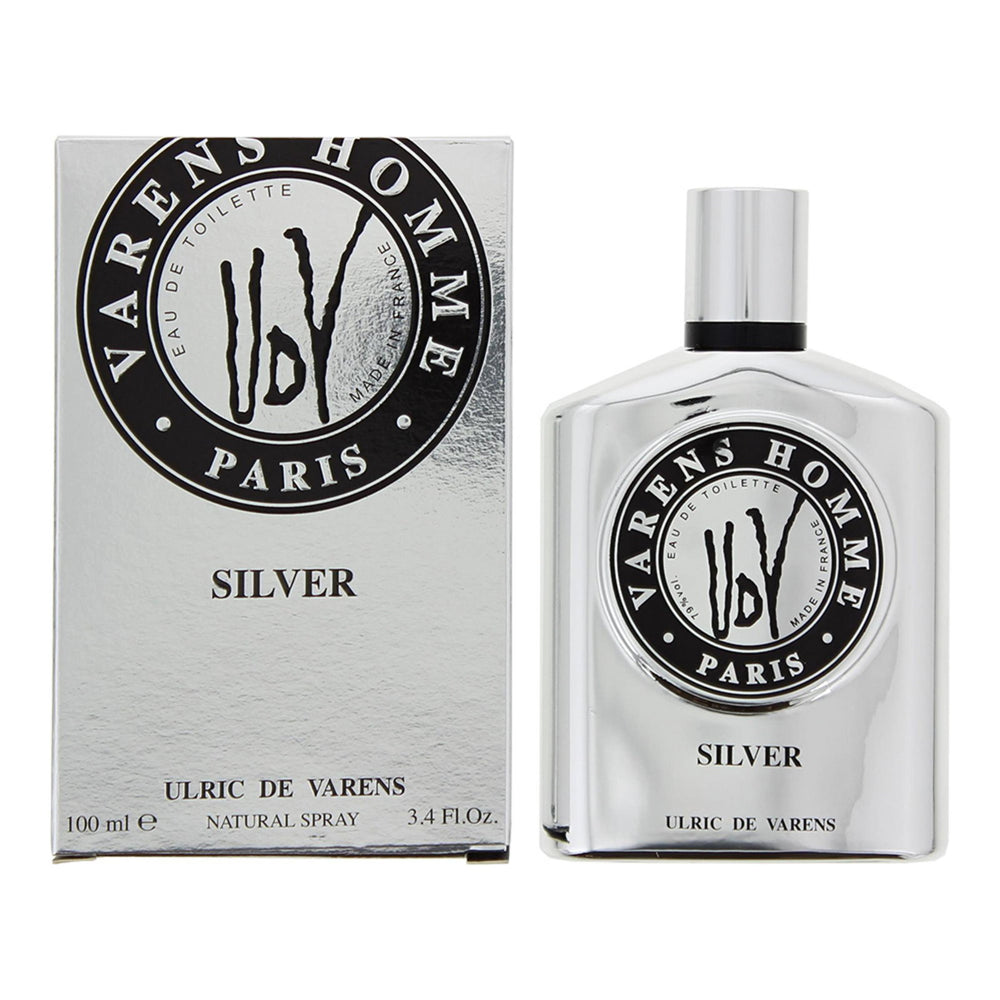 Ulric De Varens UDV Silver Limited Edition Eau De Toilette 100ml Spray, 100 ml for Men