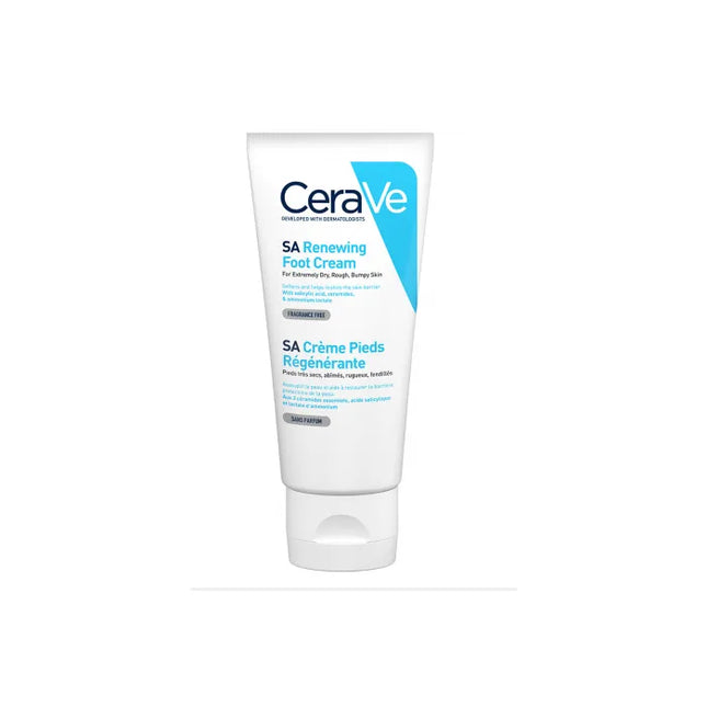 CeraVe SA Renewing Foot Cream 88ml, 88 ml for Unisex