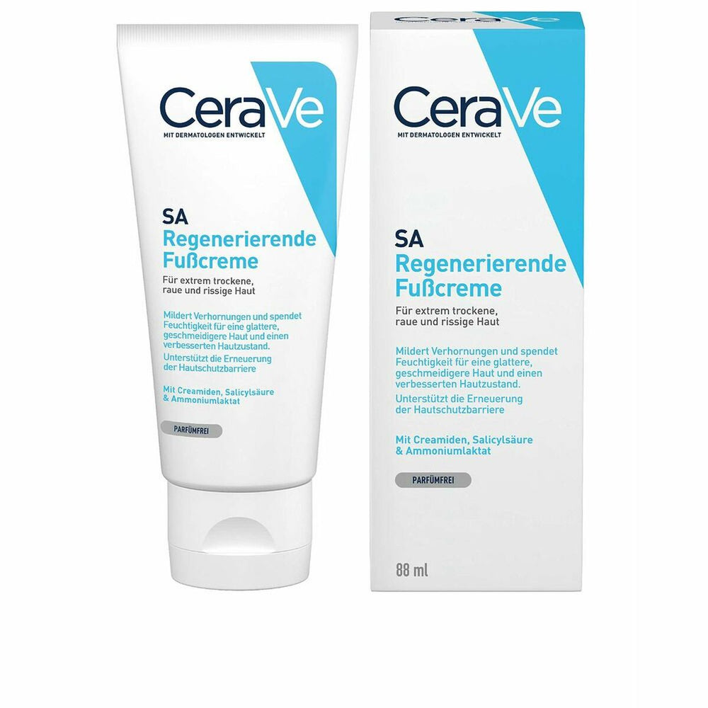 CeraVe SA Renewing Foot Cream 88ml, 88 ml for Unisex