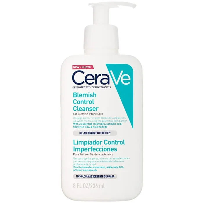 CeraVe Blemish Control Face Cleanser 236ml, 236 ml for Unisex