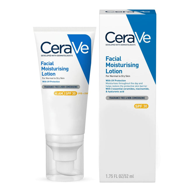 Cerave Facial Moisturising Lotion SPF30 52ml, 52 ml for Unisex