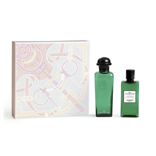 Hermès Eau d'Orange Verte Gift Set 100ml EDC + 80ml Hair & Body Shower Gel for Unisex