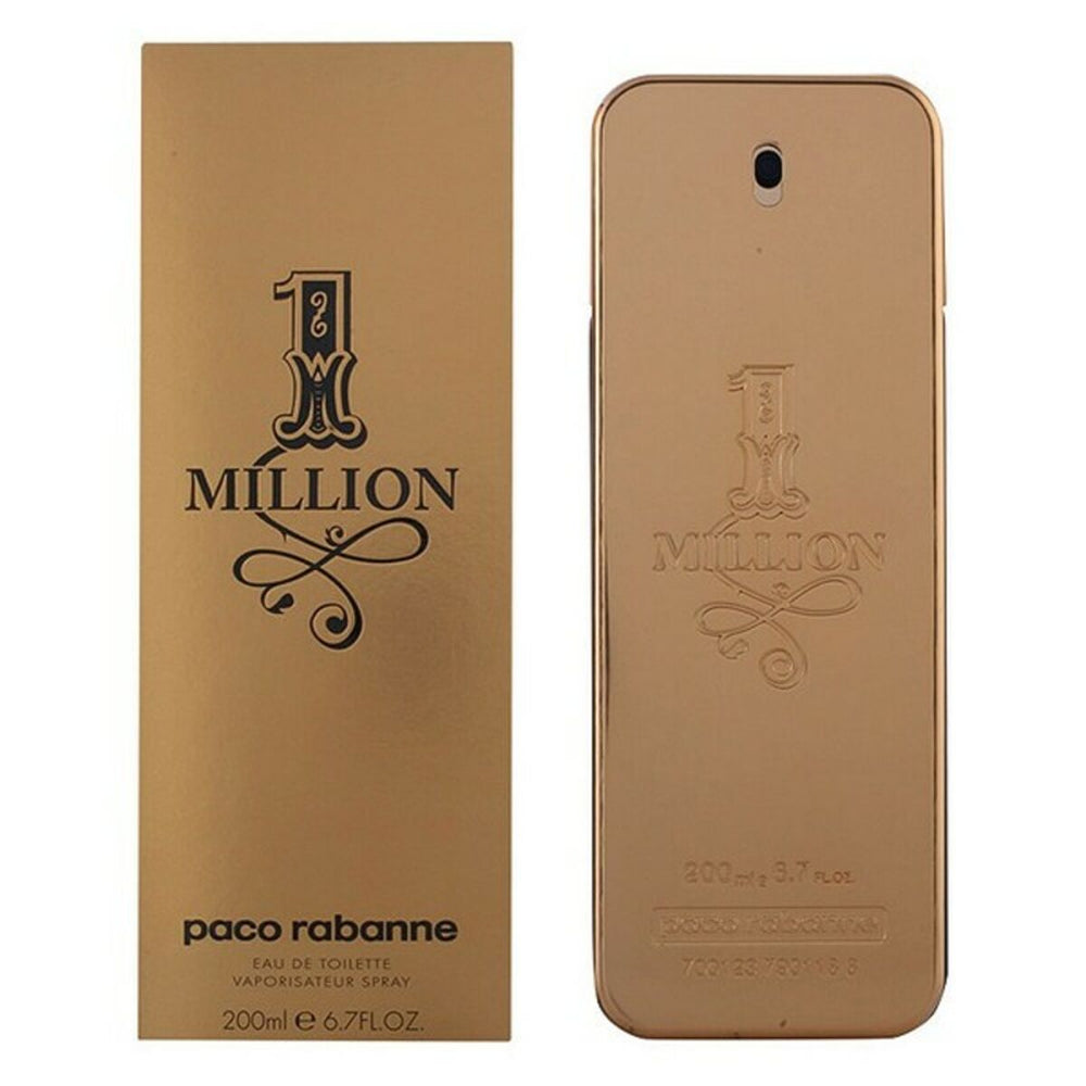 Paco Rabanne 1 Million Eau De Toilette 200ml Spray, 200 ml for Men