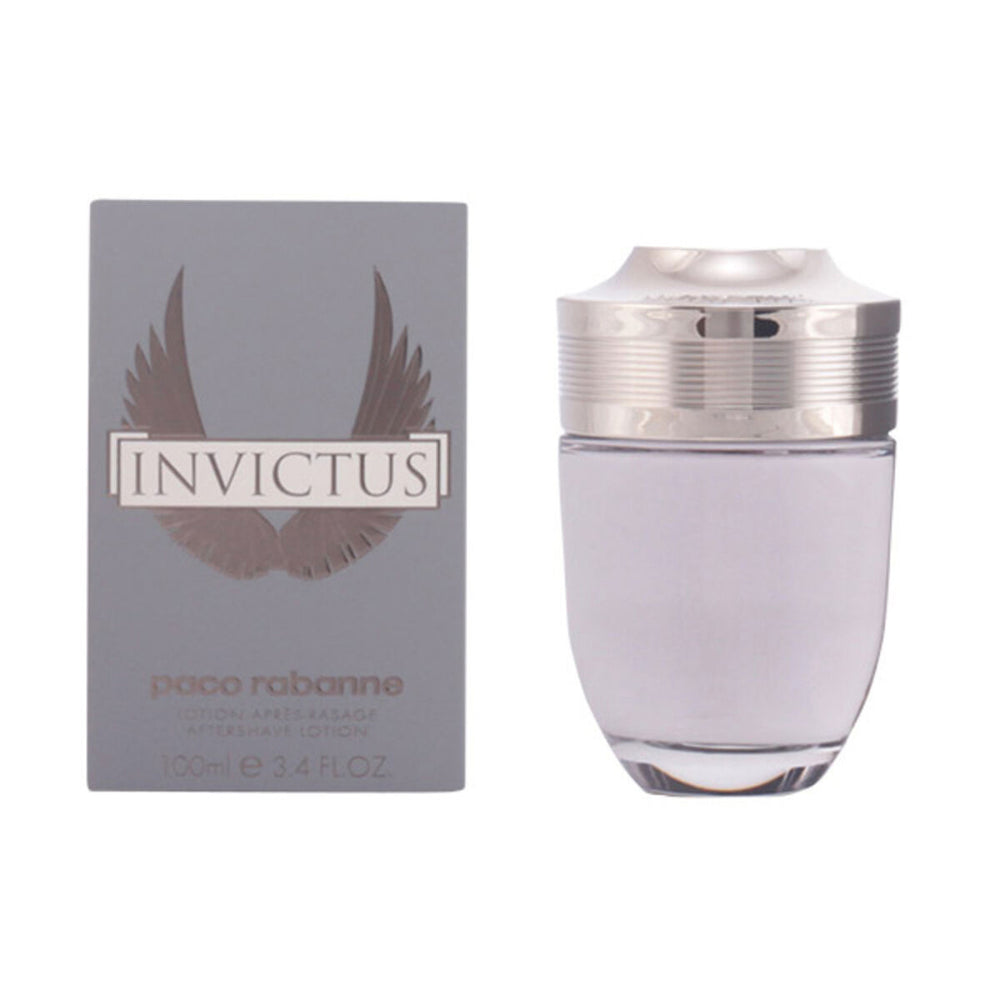 Paco Rabanne Invictus Aftershave Lotion 100ml Splash, 100 ml for Men
