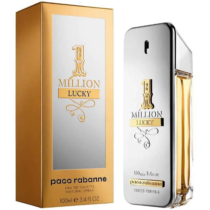 Paco Rabanne 1 Million Lucky Eau de Toilette 100ml Spray, 100 ml for Men