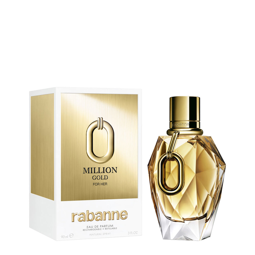 Paco Rabanne Million Gold for Her Eau de Parfum 90ml Spray, 90 ml for Women