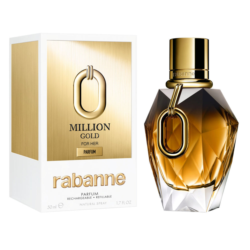 Paco Rabanne Million Gold For Her Parfum 50ml Spray, 50 ml for Women