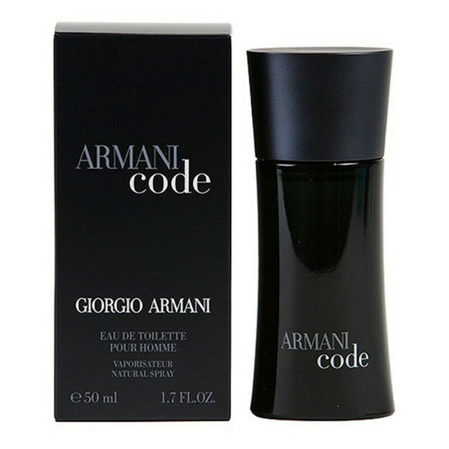 Giorgio Armani Armani Code Eau de Toilette 50ml Refillable Spray, 50 ml for Men