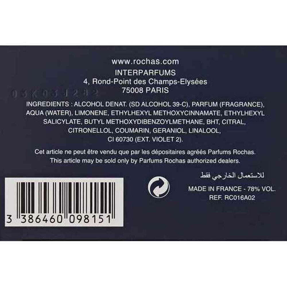 Rochas L'Homme Rochas Eau de Toilette 100ml Spray, 100 ml for Men