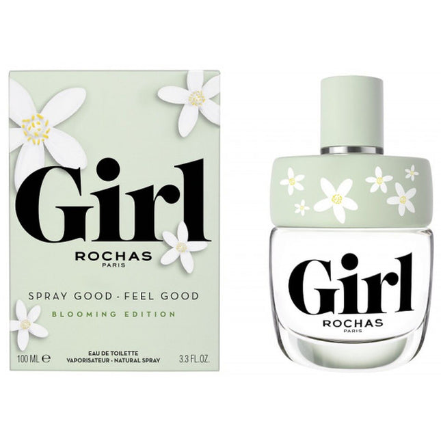 Rochas Girl Blooming Eau de Toilette 100ml Spray, 100 ml for Women