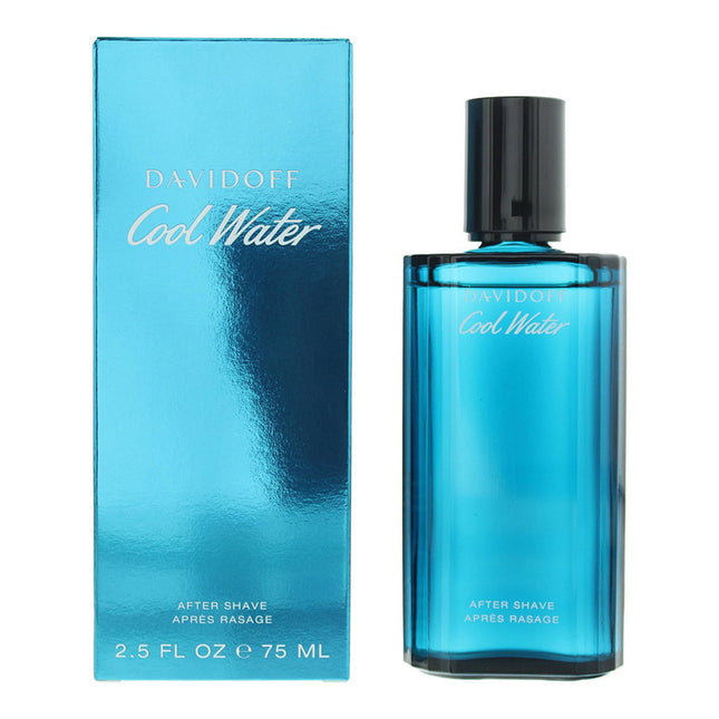 Davidoff Cool Water Aftershave 75ml Splash, 75 ml for Men