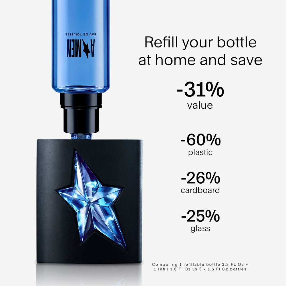 Thierry Mugler A*Men Rubber Flask Eau de Toilette 100ml Spray, 100 ml