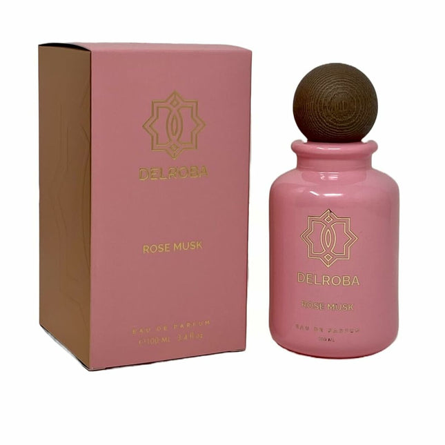 Delroba Parfums Rose Musk Eau de Parfum 100ml Spray, 100 ml for Women