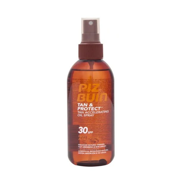 Piz Buin Tan And Protect Tan Accelerating Oil Spray Spf30 150ml, 150 ml for Unisex