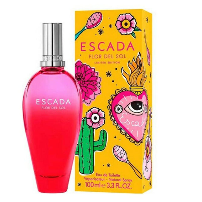 Escada Flor del Sol Eau de Toilette 100ml Spray, 100 ml for Women