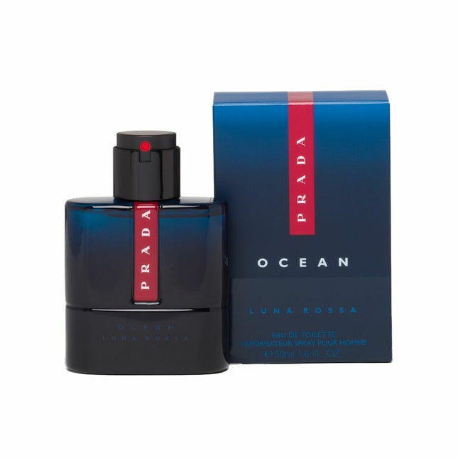 Prada Luna Rossa Ocean Eau de Toilette 50ml Spray, 50 ml for Men