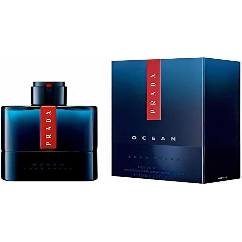 Prada Luna Rossa Ocean Eau de Toilette 100ml Spray, 100 ml for Men