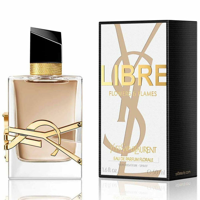 Yves Saint Laurent Libre Flowers & Flames Eau de Parfum Florale 50ml Spray, 50 ml for Women