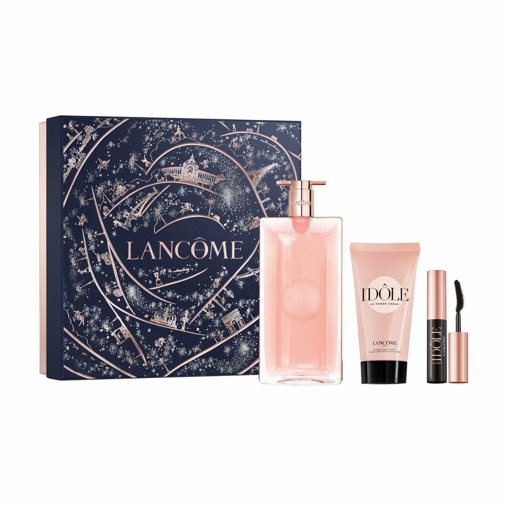 Lancôme Idôle Gift Set 50ml EDP + 50ml Body Lotion + 2.5ml Lash Idôle Mascara for Women